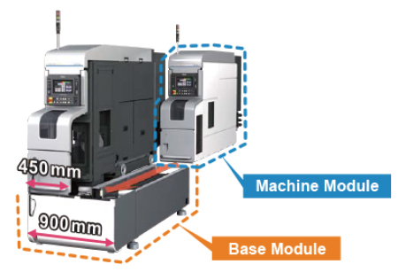 FUJI machine module and base module